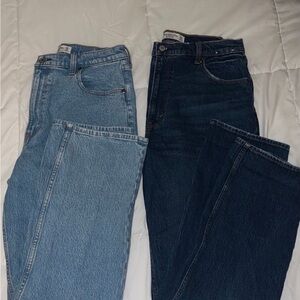 2 pairs of Abercrombie jeans